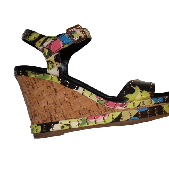 CLEARANCE SALE! Limelight Rafaella Size 7 Open Toe Studded Floral Pre-Loved - Picture 9 of 9